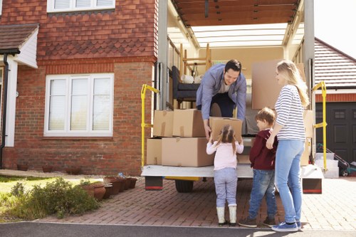 Professional packing services in Longlands preparing moving boxes