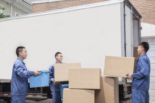 Business supplies stored securely in a Longlands short-term storage unit