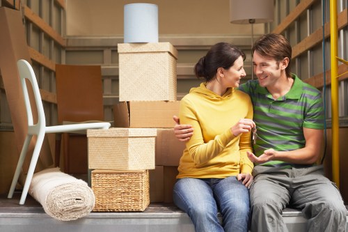 Modern storage environment organized for household and business needs